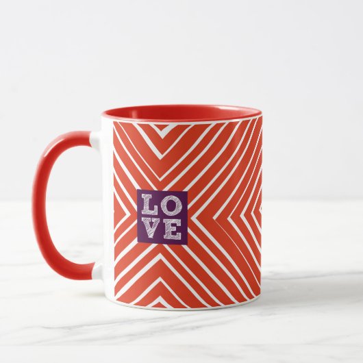 Valentine LIEBE Bullauge Tasse (Links)