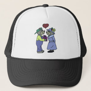 Valentine Liebe Couple Truckerkappe