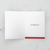 Valentine Liebe Definition Card Feiertagskarte (Innenseite)