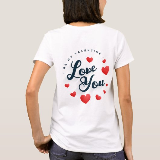 Valentine Liebe du Shirt (Rückseite)