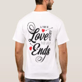 Valentine Liebe du Shirt (Rückseite)
