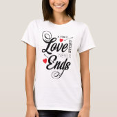 Valentine Liebe du Shirt (Vorderseite)