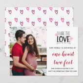 Valentine Liebe Feiertagskarte (Vorne/Hinten)