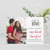 Valentine Liebe Feiertagskarte (Stehend Vorderseite)