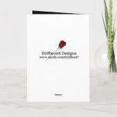 Valentine Liebe Feiertagskarte (Rückseite)