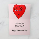 VALENTINE LIEBE GEWINNT NICHT KARTE (Innenseite)