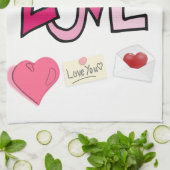 Valentine Liebe Handtuch (Gefaltet)