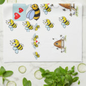 Valentine Liebe Handtuch (Gefaltet)