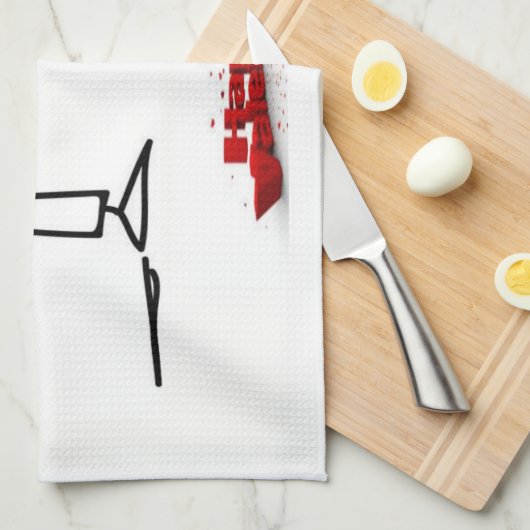 Valentine Liebe Handtuch (Viertel Falte)