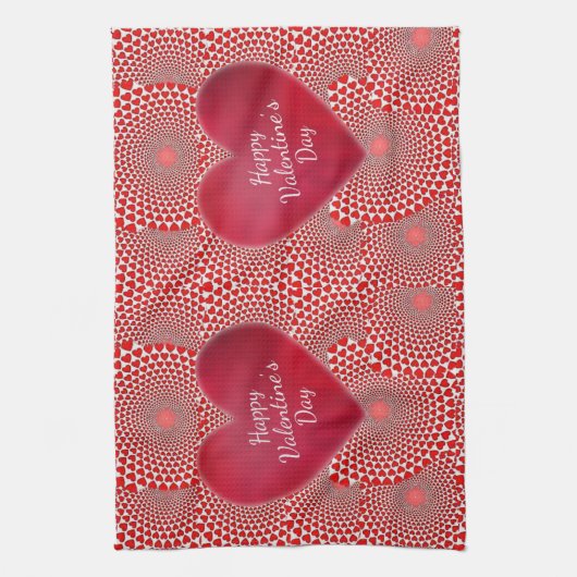 Valentine Liebe Handtuch (Vertikal)
