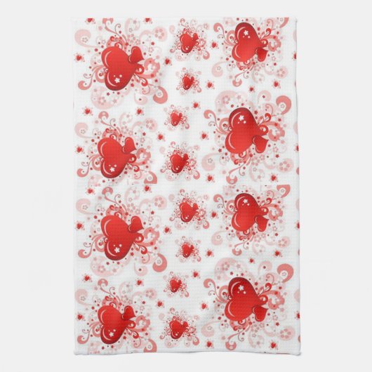 Valentine Liebe Handtuch (Vertikal)
