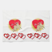 Valentine Liebe Handtuch (Horizontal)