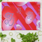 Valentine Liebe Handtuch (Gefaltet)