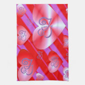 Valentine Liebe Handtuch (Vertikal)