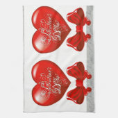 Valentine Liebe Handtuch (Vertikal)