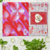 Valentine Liebe Handtuch (Gefaltet)