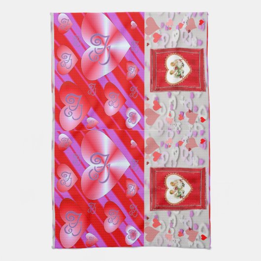 Valentine Liebe Handtuch (Vertikal)