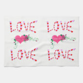 Valentine Liebe Handtuch (Horizontal)