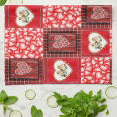 Valentine Liebe Handtuch (Gefaltet)