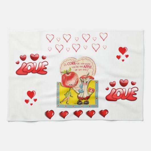 Valentine Liebe Handtuch (Horizontal)