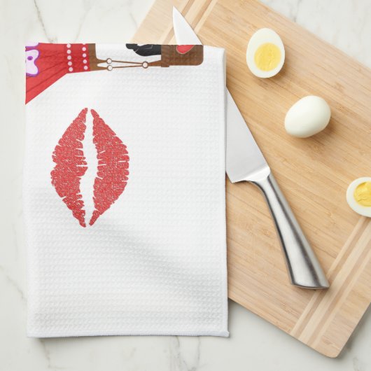 Valentine Liebe Handtuch (Viertel Falte)