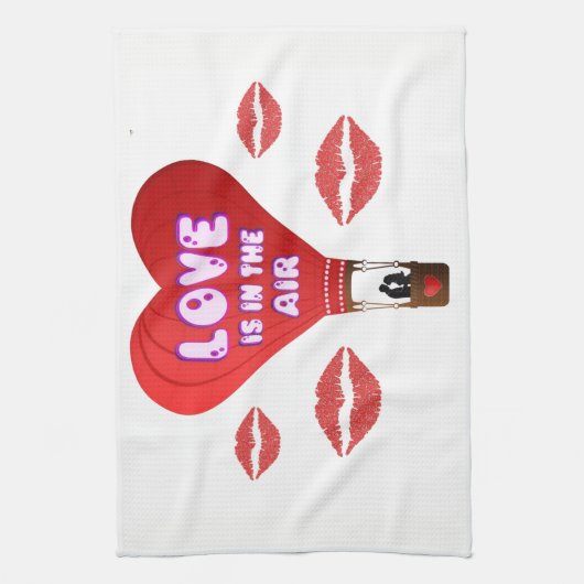 Valentine Liebe Handtuch (Vertikal)