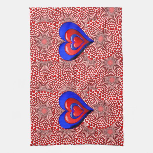 Valentine Liebe Handtuch (Vertikal)