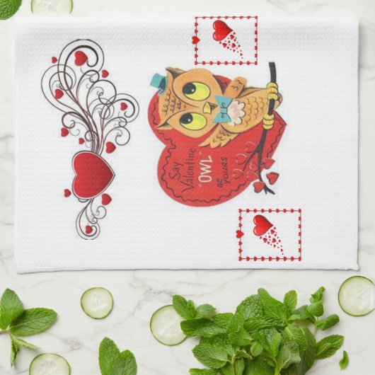 Valentine Liebe Handtuch (Gefaltet)