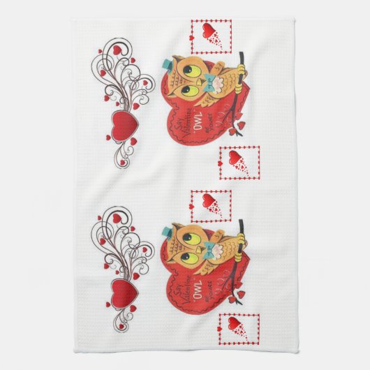 Valentine Liebe Handtuch (Vertikal)