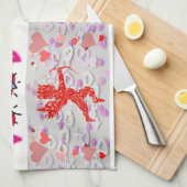 Valentine Liebe Handtuch (Viertel Falte)