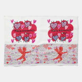 Valentine Liebe Handtuch (Horizontal)