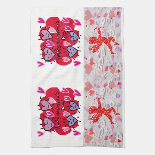 Valentine Liebe Handtuch (Vertikal)