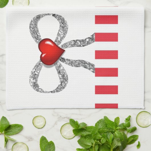 Valentine Liebe Handtuch (Gefaltet)