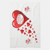 Valentine Liebe Handtuch (Vertikal)