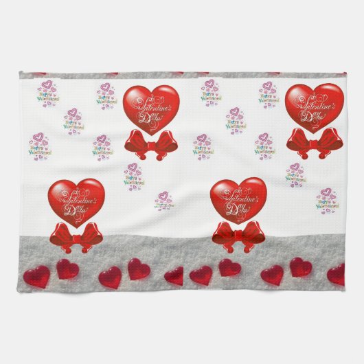 Valentine Liebe Handtuch (Horizontal)