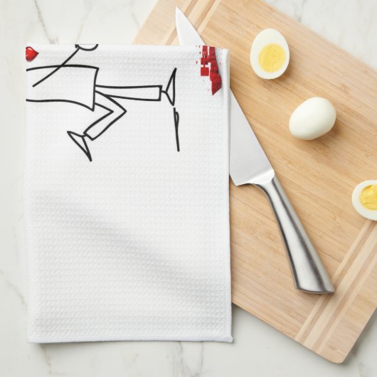 Valentine Liebe Handtuch (Viertel Falte)