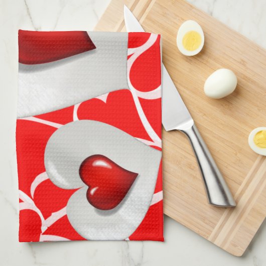 Valentine Liebe Handtuch (Viertel Falte)