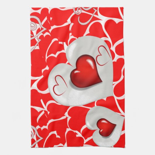 Valentine Liebe Handtuch (Vertikal)