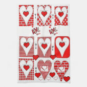 Valentine Liebe Handtuch (Vertikal)
