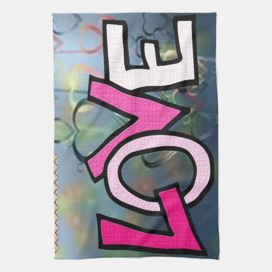 Valentine Liebe Handtuch (Vertikal)