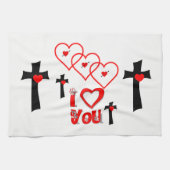 Valentine Liebe Handtuch (Horizontal)
