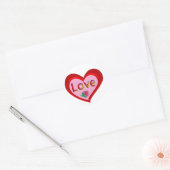Valentine Liebe Heart Stickers (Umschlag)
