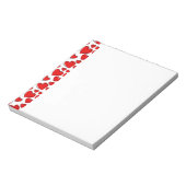 Valentine Liebe Herz Notizblock (Rotiert)