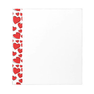 Valentine Liebe Herz Notizblock