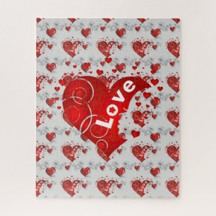 Valentine Liebe Herz Puzzle
