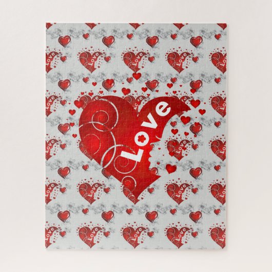 Valentine Liebe Herz Puzzle (Vertikal)