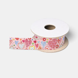 Valentine Liebe Herz | Ribbon Satinband