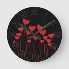Valentine/Liebe Herz Wanduhr