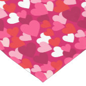 Valentine-Liebe-Herzen Kurzer Tischläufer (Ecke)