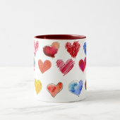 Valentine-Liebe-Herzen-- Tasse 4 von 4 (Mittel)
